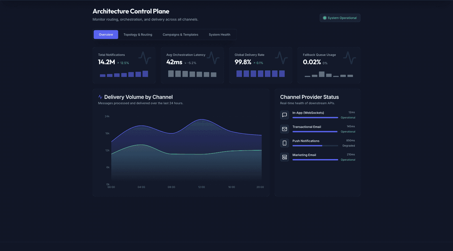 Unified notifications and messaging for a global marketplace - Overview