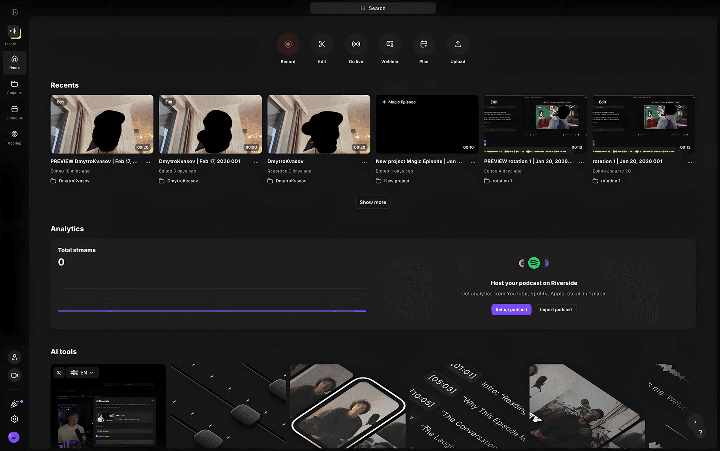 B2C creator platform that turned casual users into paying subscribers - home