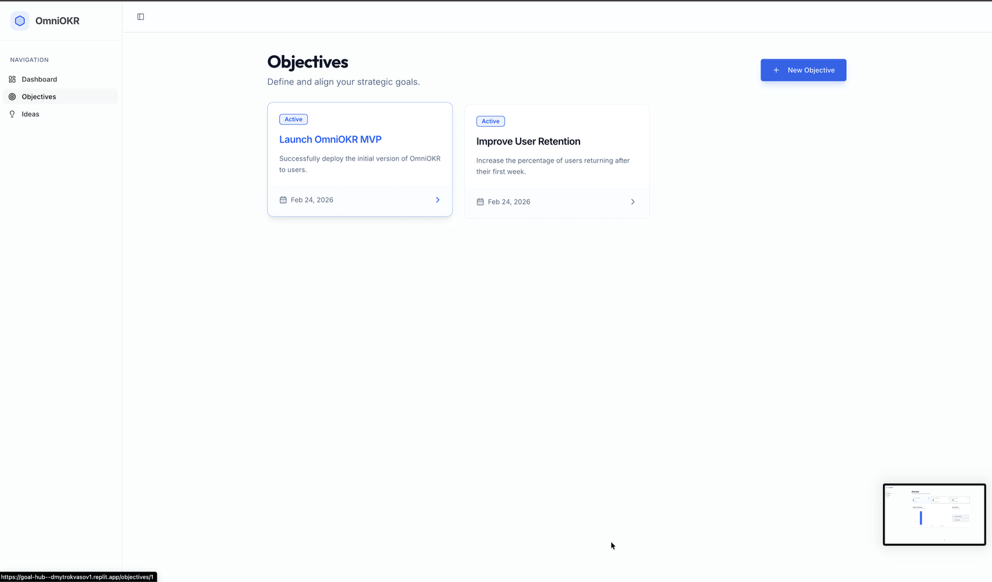 Enterprise Planning SaaS for Strategic Alignment at Scale - Objectives